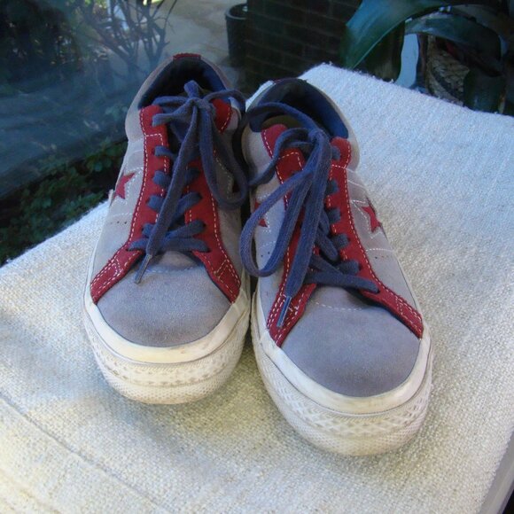 Converse One Star 'Deep Periwinkle Rhododenron' low top suede, 7.5 (W) 5.5 (M) - Picture 3 of 7
